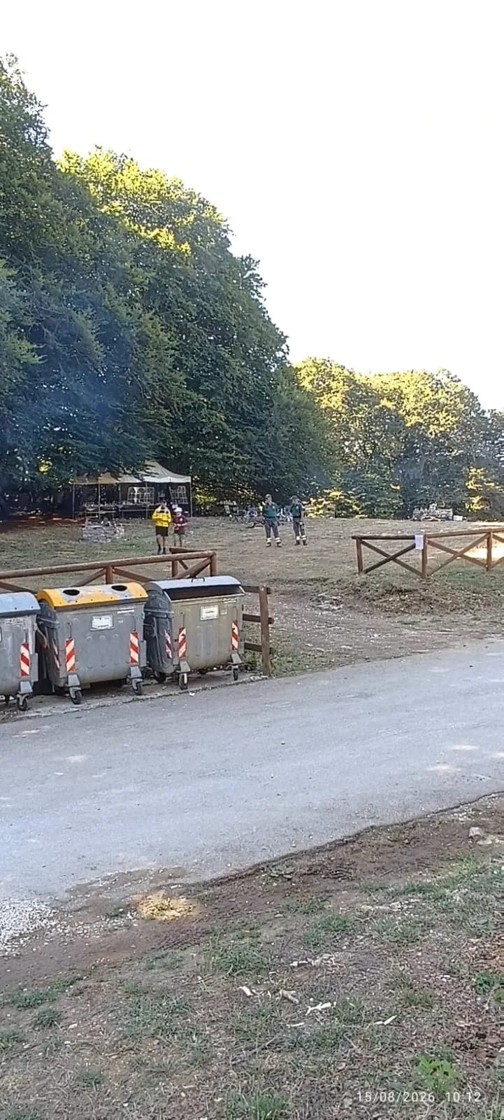 Guardie Ecologiche Volontarie nell'area attrezzata del Colle dell'Orso
